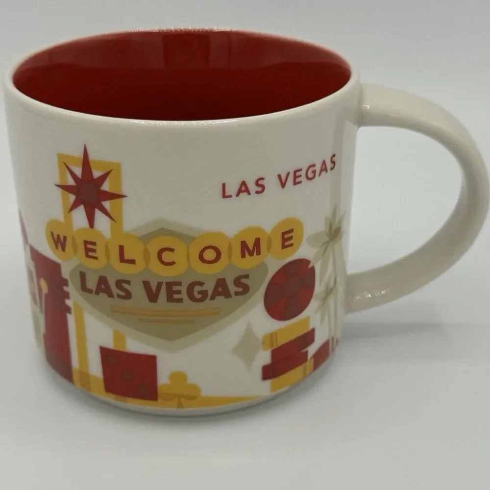 Starbucks Las Vegas You Are Here Series Collection 14oz Coffee Tea Mug Cup NEW